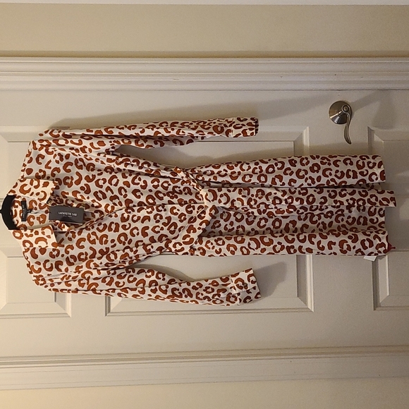 Layfayette 148 Dresses & Skirts - Layfayette 148 Animal Print Shirt Dress Size Small